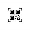 Qr Code Scan Badge Icon. Technology For Instant Payment Or Tech Pay Method Without Money. Vector Eps 10. Isolated On White Background - Grupo Contabiliza